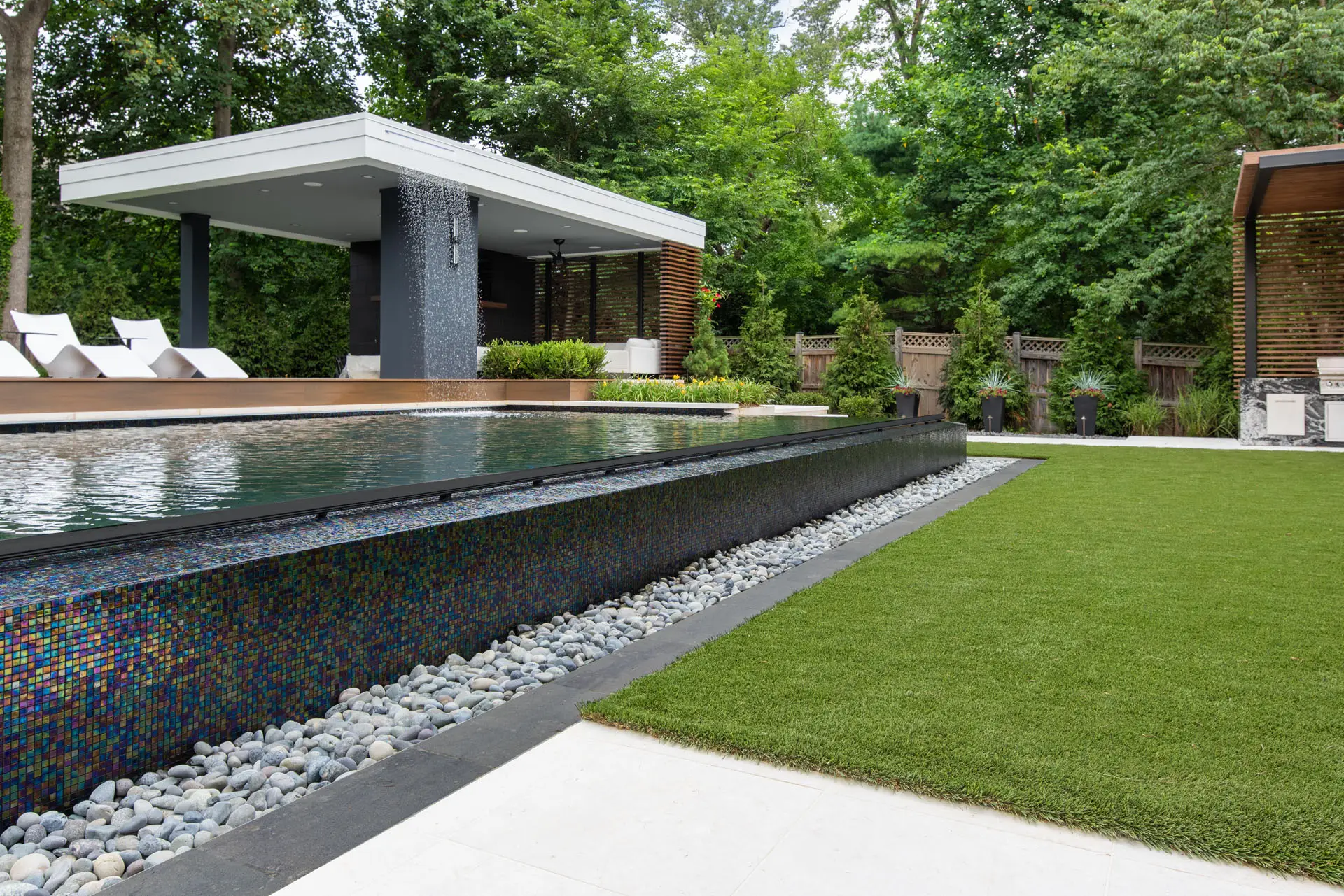 Back yard water feature