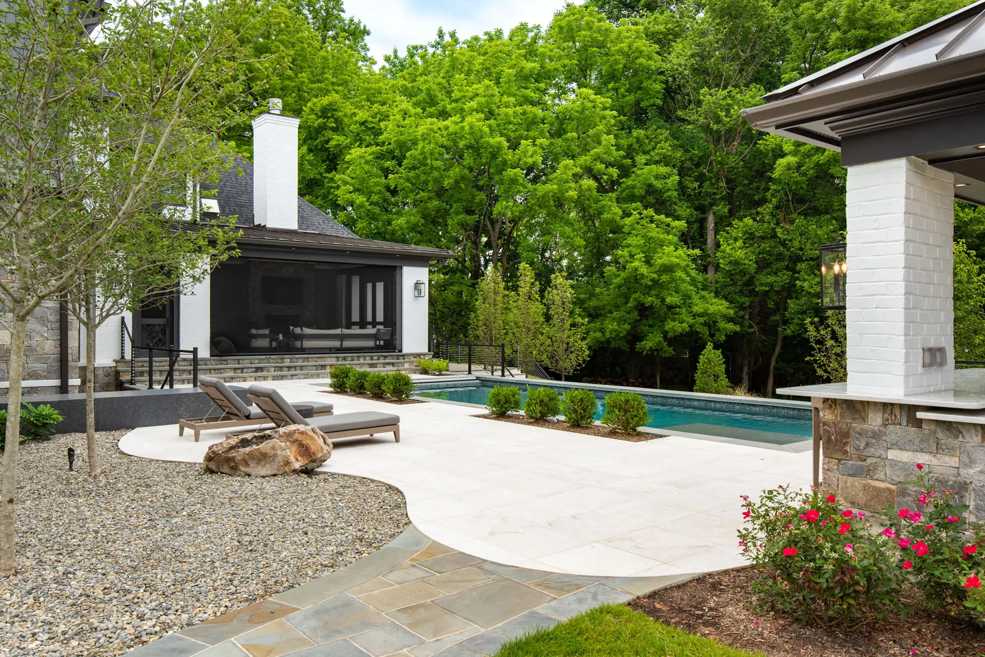 back yard renovations