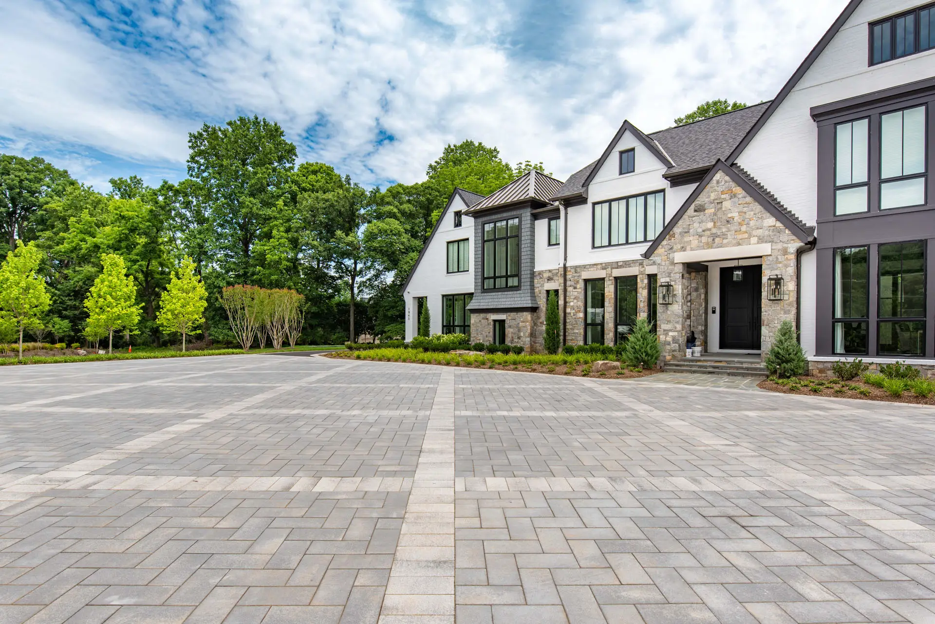 large driveway