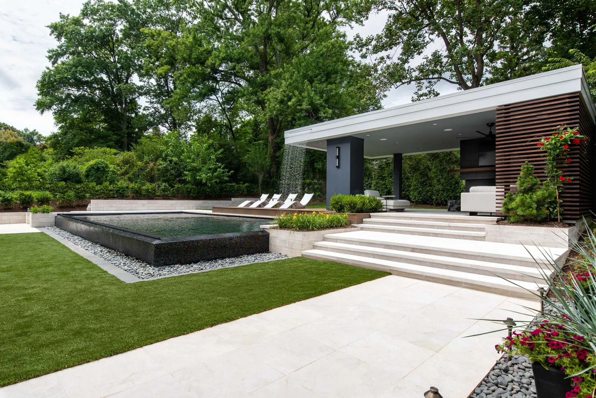 back yard renovation