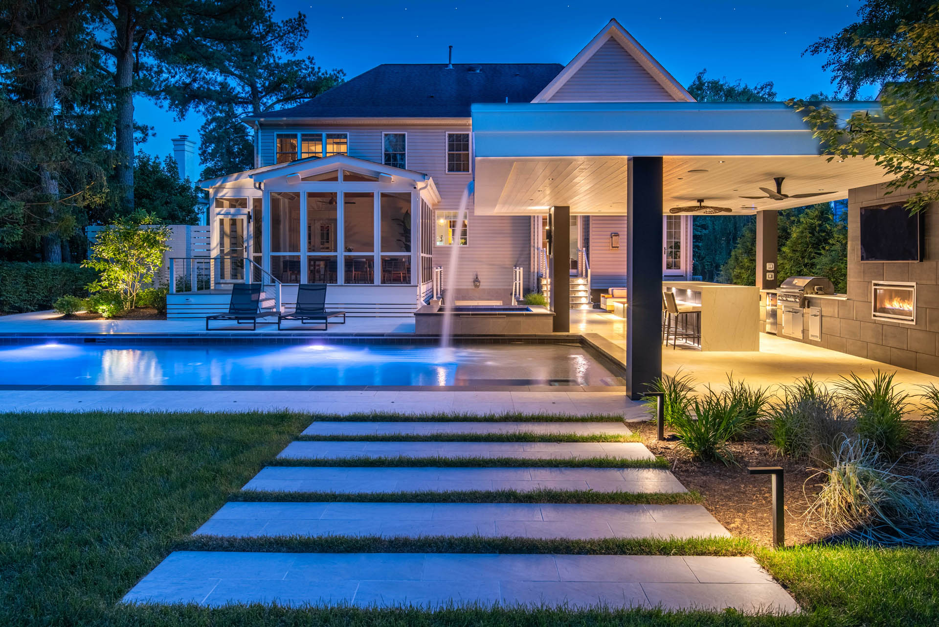 hardscape walkway in northern va